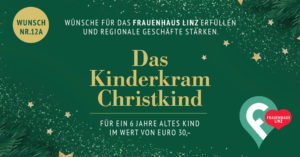 Weihnachtswünsche erfüllen fürs Frauenhaus 2020, Kinderkram